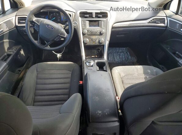 3FA6P0LU8HR323251 2017 FORD FUSION Gray Առջևի վահանակի տեսք