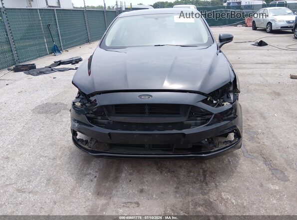 3FA6P0LU8HR386754 2017 FORD FUSION HYBRID Black Rear interior view