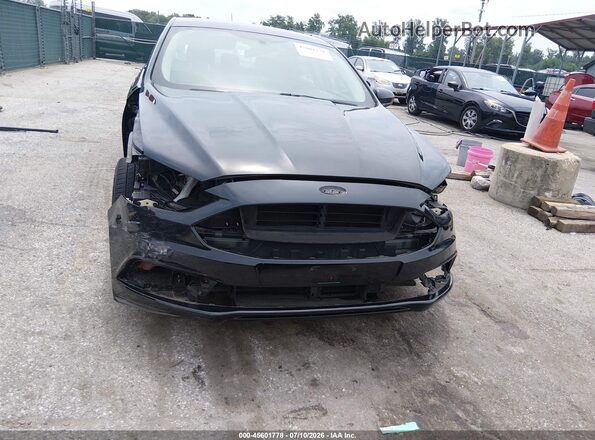 3FA6P0LU8HR386754 2017 FORD FUSION HYBRID Black Front view