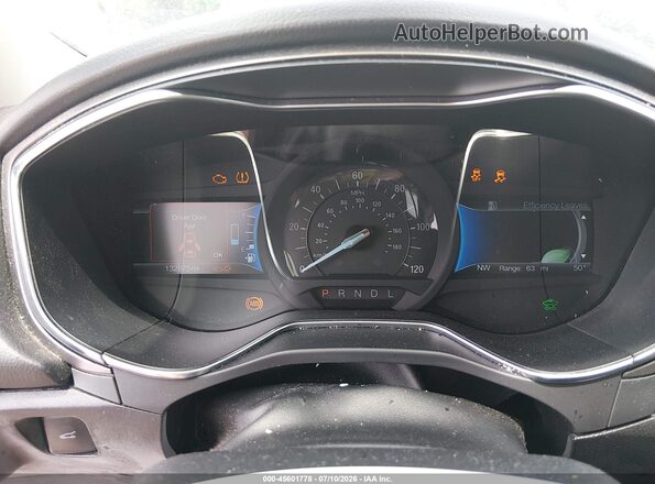 3FA6P0LU8HR386754 2017 FORD FUSION HYBRID Black Rear seats view