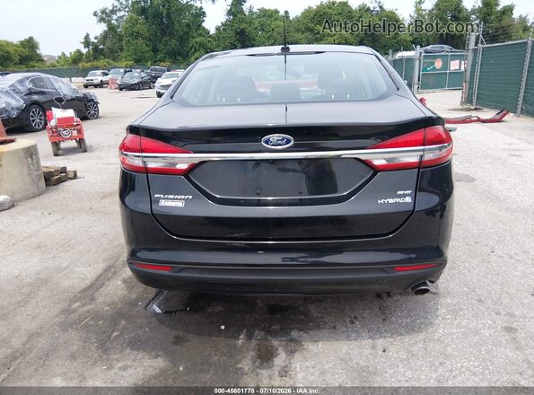 3FA6P0LU8HR386754 2017 FORD FUSION HYBRID Black 