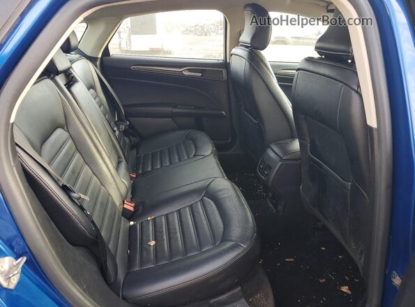 3FA6P0LU8HR400507 2017 FORD FUSION Синий Вид задних сидений