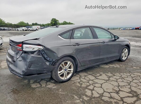 3FA6P0LU8JR206940 2018 FORD FUSION Gray Rear right