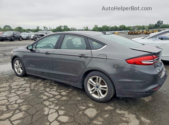 3FA6P0LU8JR206940 2018 FORD FUSION Gray Rear left
