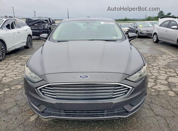 3FA6P0LU8JR206940 2018 FORD FUSION Gray Front view