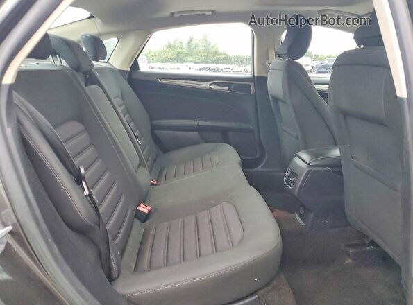 3FA6P0LU8JR206940 2018 FORD FUSION Gray Rear seats view