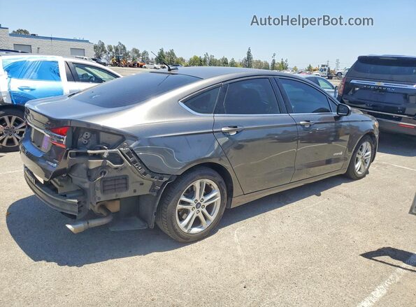 3FA6P0LU8JR219848 2018 FORD FUSION Серый Задняя правая четверть