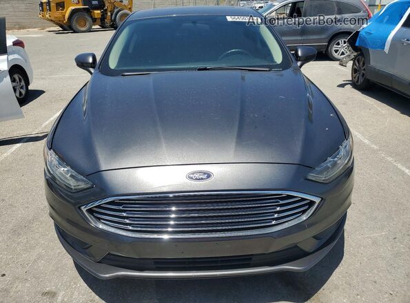 3FA6P0LU8JR219848 2018 FORD FUSION Серый Вид спереди
