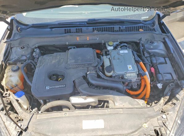 3FA6P0LU8JR219848 2018 FORD FUSION Серый Вид задней части салона
