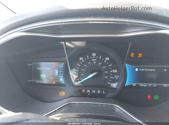 3FA6P0LU8JR269651 2018 FORD FUSION HYBRID White Вид задніх сидінь