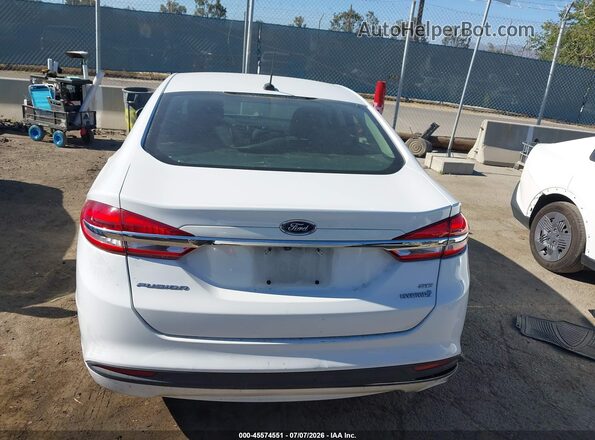 3FA6P0LU8JR269651 2018 FORD FUSION HYBRID White 
