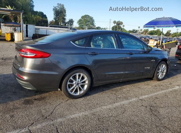 3FA6P0LU8KR148748 2019 FORD FUSION Угольный Задняя правая четверть