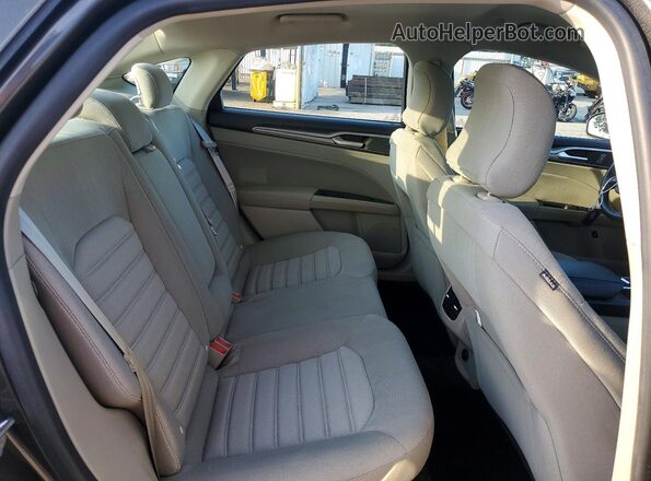 3FA6P0LU8KR148748 2019 FORD FUSION Угольный Вид задних сидений