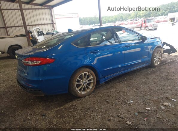 3FA6P0LU8KR211511 2019 FORD FUSION HYBRID Blue Tył prawy
