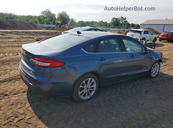 3FA6P0LU8KR214764 2019 FORD FUSION Blue Հետևի աջ