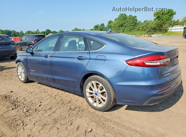 3FA6P0LU8KR214764 2019 FORD FUSION Blue Հետևի ձախ