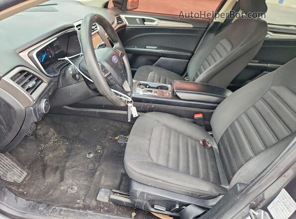 3FA6P0LU8KR222525 2019 FORD FUSION Серый Вид салона спереди