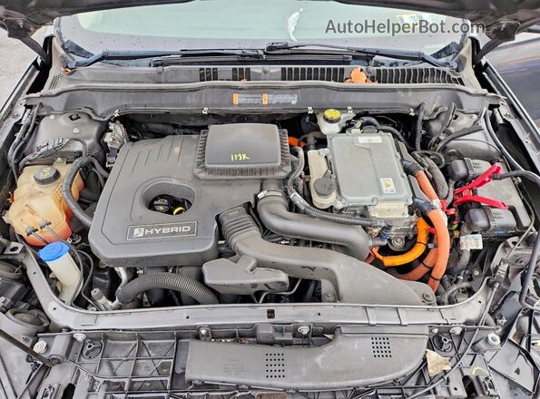 3FA6P0LU8KR222525 2019 FORD FUSION Серый Вид задней части салона