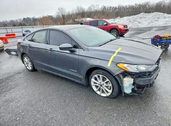 3FA6P0LU8KR222525 2019 FORD FUSION Серый Передняя правая четверть