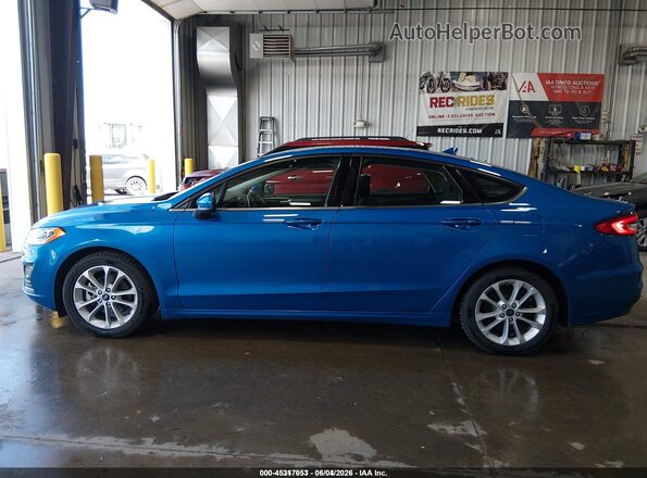 3FA6P0LU8LR196977 2020 FORD FUSION Blue Панорамний вид салону 360°