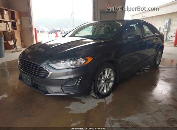 3FA6P0LU8LR200610 2020 FORD FUSION Gray Առջևի ձախ երեք քառորդ տեսարան
