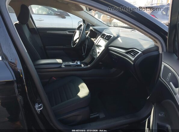 3FA6P0LU8LR219206 2020 FORD FUSION Black წინა სალონის ხედი