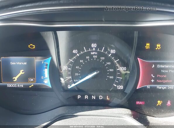 3FA6P0LU8LR219206 2020 FORD FUSION Black უკანა სავარძლების ხედი