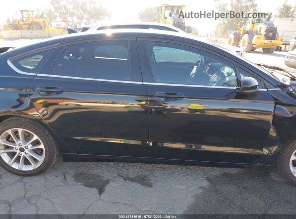 3FA6P0LU8LR219206 2020 FORD FUSION Black უკანა სალონის ხედი