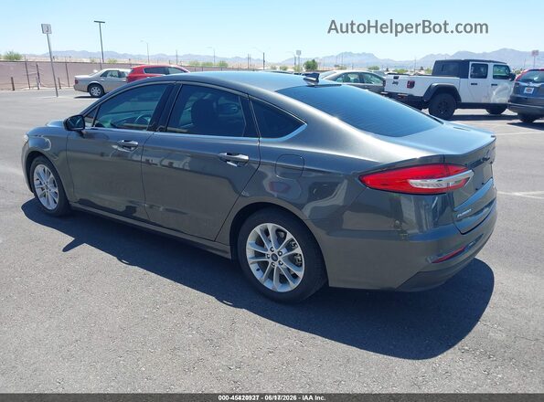 3FA6P0LU8LR225782 2020 FORD FUSION Gray Trasero izquierdo