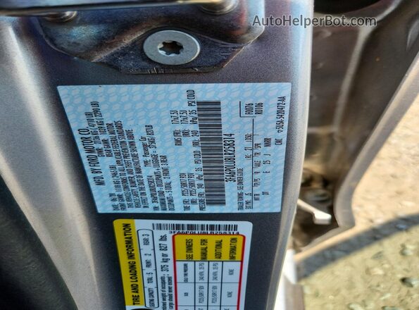 3FA6P0LU8LR258314 2020 FORD FUSION Silver ძრავის განყოფილების ხედი