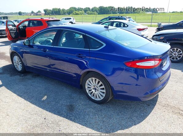 3FA6P0LU9GR255718 2016 FORD FUSION HYBRID Blue Tył lewy
