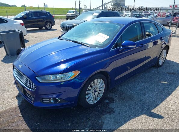 3FA6P0LU9GR255718 2016 FORD FUSION HYBRID Blue Przód lewy