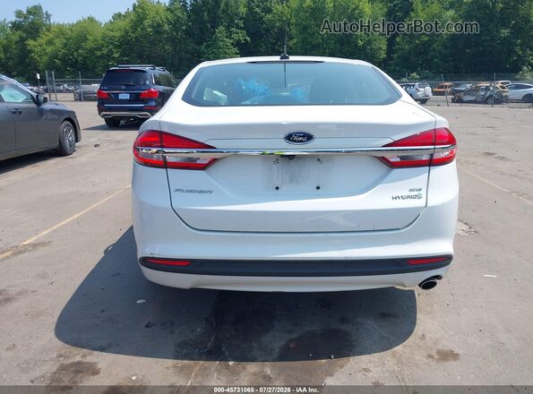 3FA6P0LU9HR158374 2017 FORD FUSION HYBRID White 
