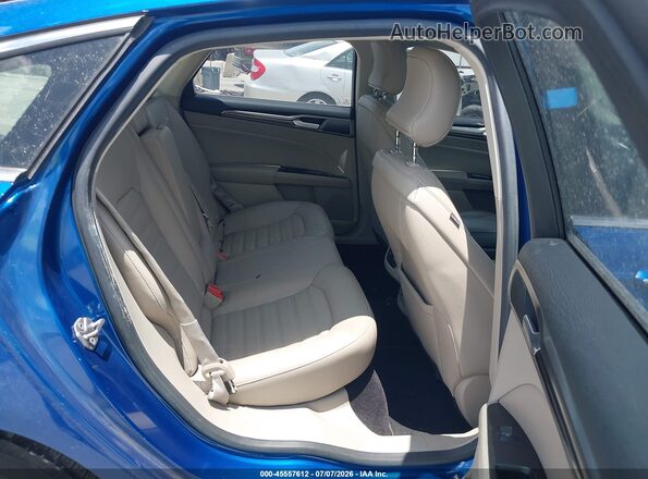 3FA6P0LU9HR167463 2017 FORD FUSION HYBRID Blue Вид наклейки з VIN-кодом
