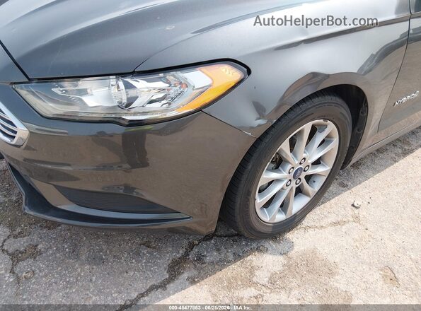 3FA6P0LU9HR254991 2017 FORD FUSION HYBRID Gray Вид спереду