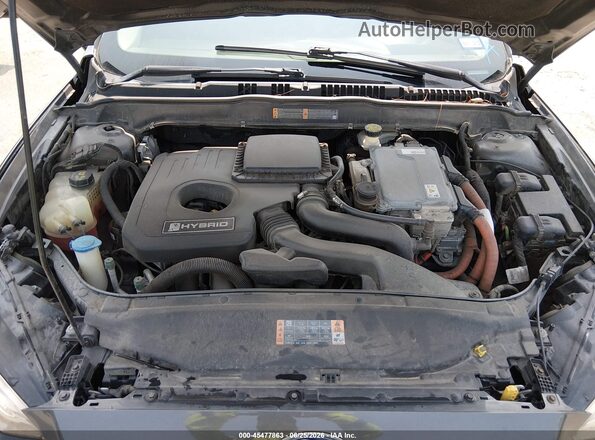 3FA6P0LU9HR254991 2017 FORD FUSION HYBRID Gray Вид ззаду