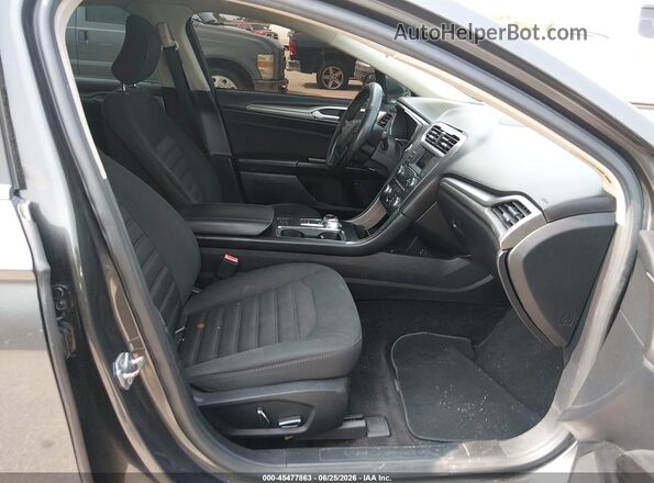 3FA6P0LU9HR254991 2017 FORD FUSION HYBRID Gray Вид салону спереду