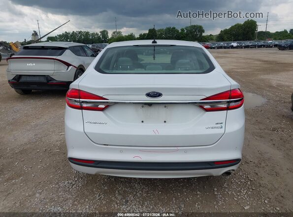 3FA6P0LU9HR280037 2017 FORD FUSION HYBRID White 