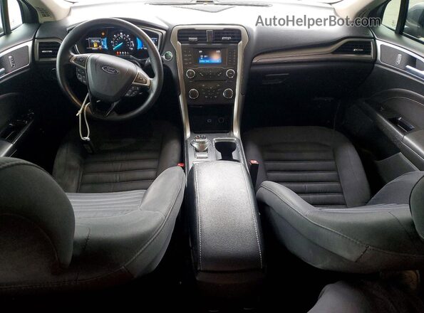 3FA6P0LU9HR296531 2017 FORD FUSION Gray Առջևի վահանակի տեսք