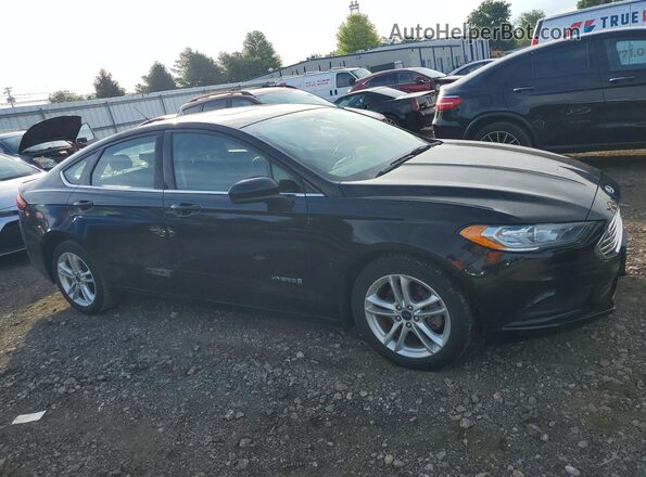 3FA6P0LU9JR102635 2018 FORD FUSION Black წინა მარჯვენა