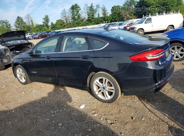 3FA6P0LU9JR102635 2018 FORD FUSION Black უკანა მარცხენა