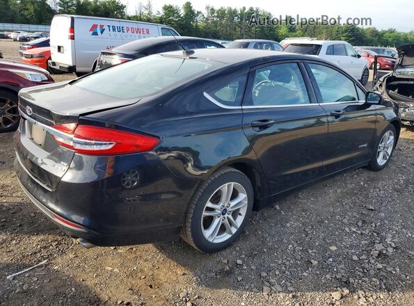 3FA6P0LU9JR102635 2018 FORD FUSION Black უკანა მარჯვენა