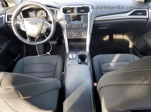 3FA6P0LU9JR102635 2018 FORD FUSION Black წინა პანელის ხედი