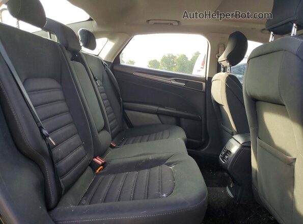 3FA6P0LU9JR102635 2018 FORD FUSION Black უკანა სავარძლების ხედი