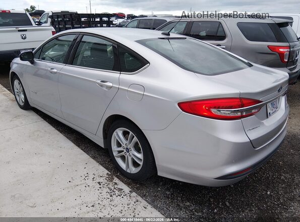 3FA6P0LU9JR111853 2018 FORD FUSION HYBRID Silver Задня ліва чверть