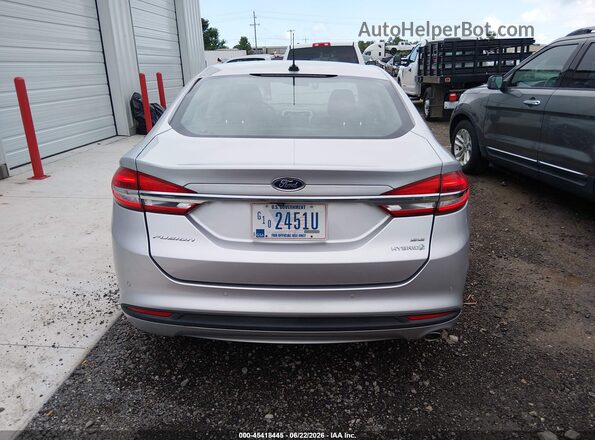 3FA6P0LU9JR111853 2018 FORD FUSION HYBRID Silver 