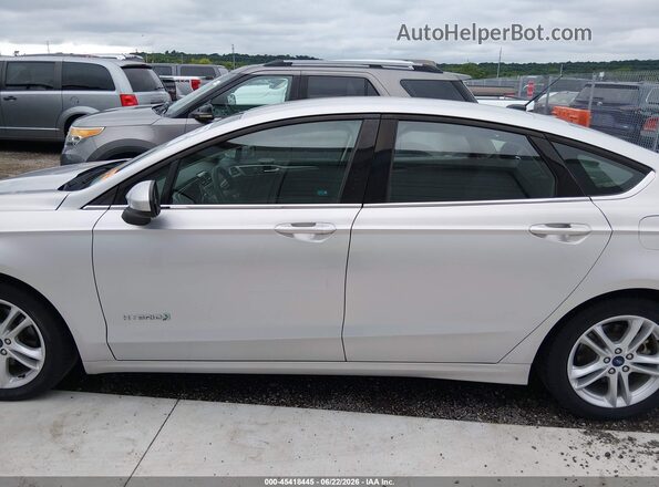 3FA6P0LU9JR111853 2018 FORD FUSION HYBRID Silver Панорамний вид салону 360°