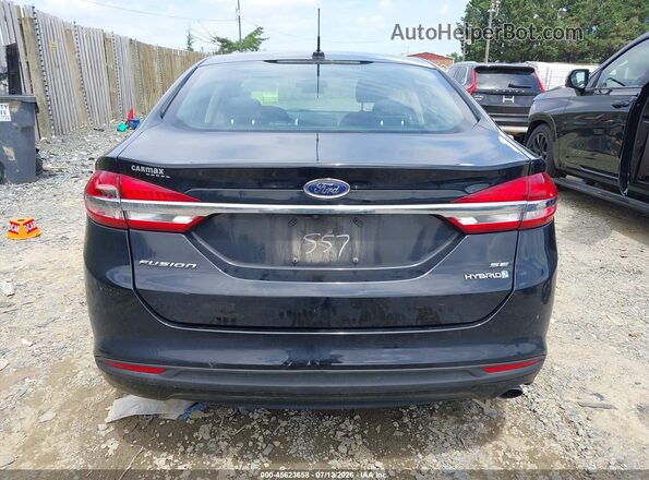 3FA6P0LU9JR147557 2018 FORD FUSION HYBRID Black 