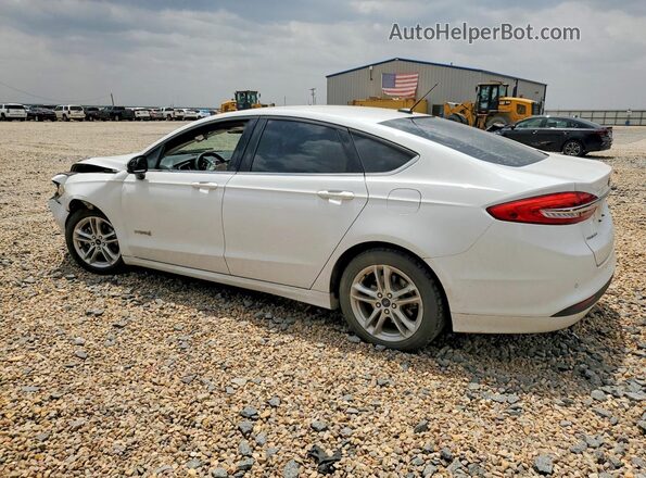3FA6P0LU9JR152712 2018 FORD FUSION Белый Задняя левая четверть