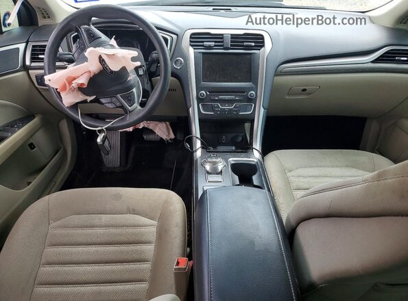 3FA6P0LU9JR152712 2018 FORD FUSION Белый Вид панели приборов